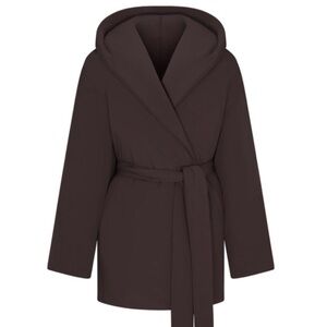 NikeSKIMS WOVEN NYLON WRAP COAT PHOENIX SIZE SMALL